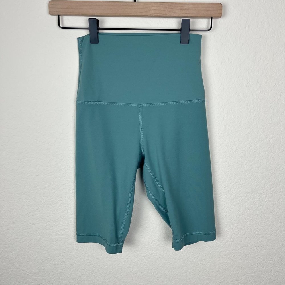 Lululemon Align Super High Rise Short 10" Desert Teal